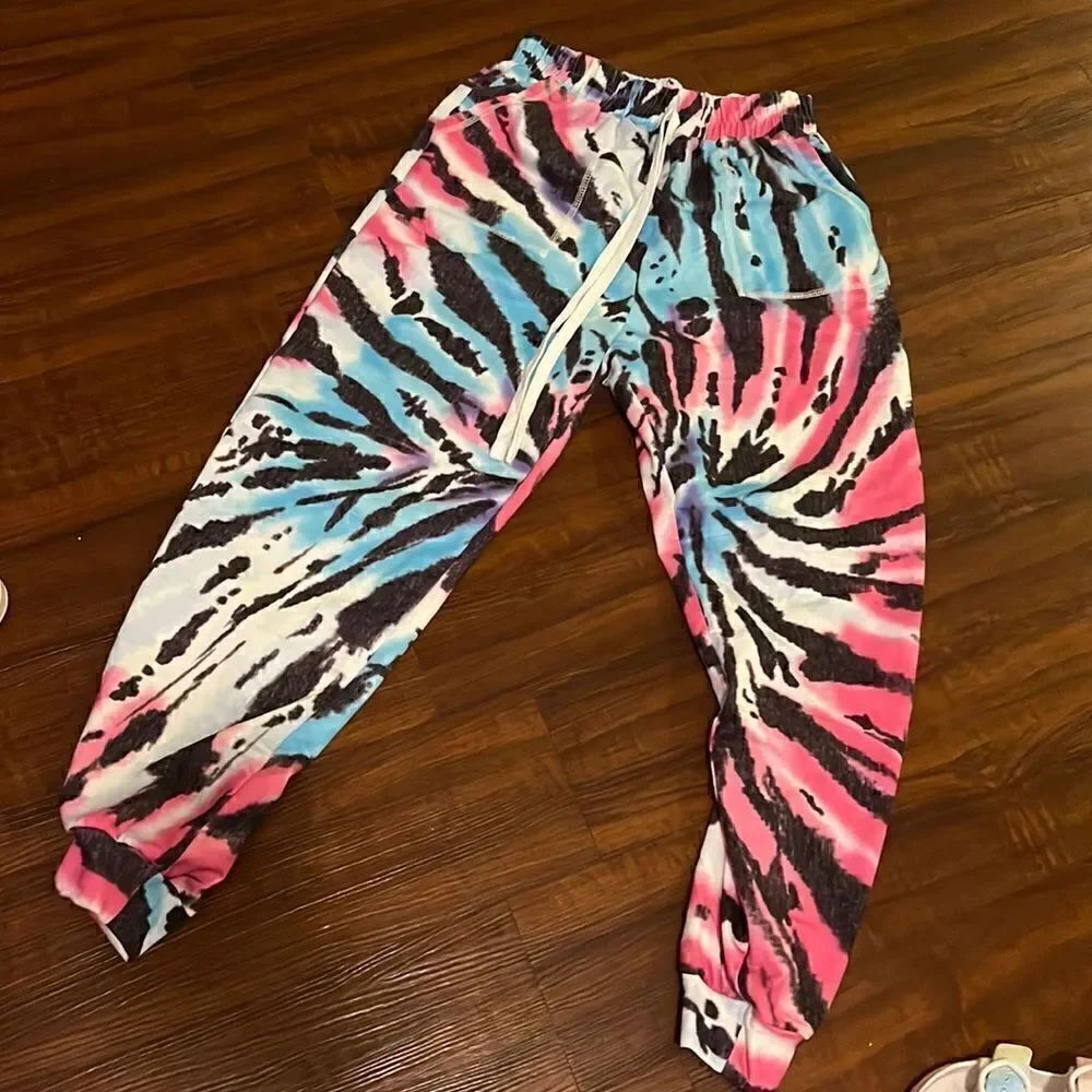 The Dye Jogger Pants - Sweats - Drawstring - Super Comfortable - Size Small